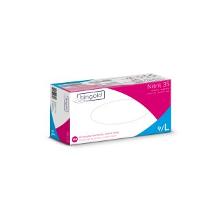 Bingold Nitril 35 violett Gr. L 100 Stück