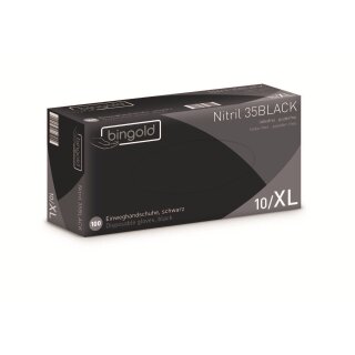Bingold Nitril 35 schwarz Gr. XL 100 Stück