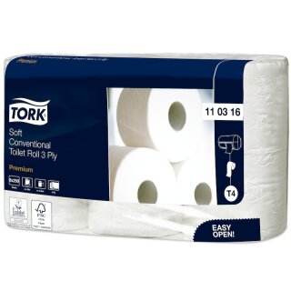 Tork Premium Toilettenpapier hochweiß 3-lg. 72R./250Bl.