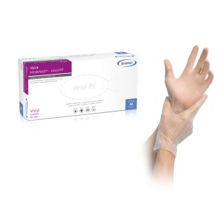 MaiMed Einmalhandschuhe, Vinyl, puderfrei - 100 Stck