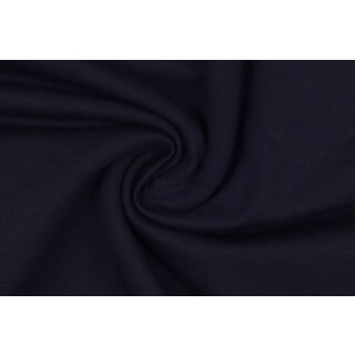 French Terry Stoff uni Blau Schwarz