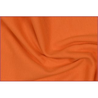 Bündchen Stoff Strickschlauch Uni Orange