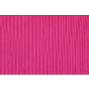 Bündchen Stoff Strickschlauch Uni Pink grob
