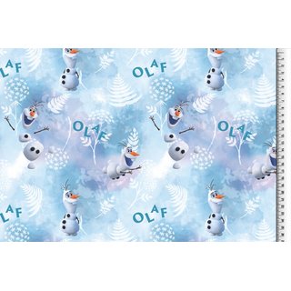 Baumwoll Jersey Stoff Frozen Olaf Digital Druck