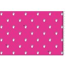 Elastic Jersey Stoff Hamburger Liebe Pink Motiv Hände