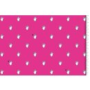 Elastic Jersey Stoff Hamburger Liebe Pink Motiv Hnde