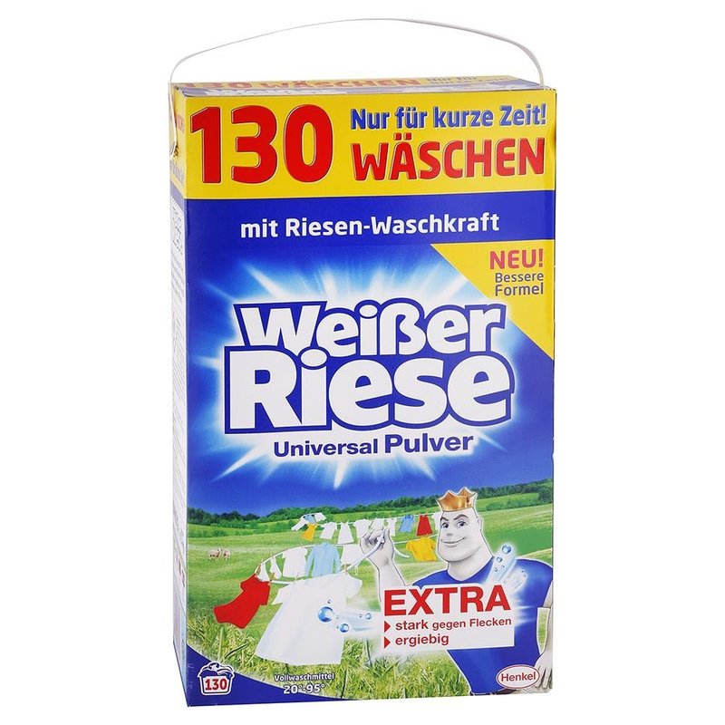 Riese PWSE24 Weißer Waschladungen 130 Universal Onlin Henkel Pulver -