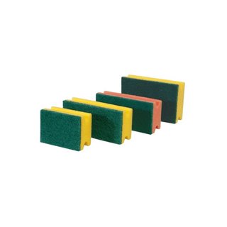 Meiko Scheuerschwamm 15 x 7 x 4,5 cm gelb-grün 10er Pack
