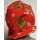 Beanie 54cm French Terry Stoff Xmas rot Rentier Baumwoll Jersey Stoff Uni Orange