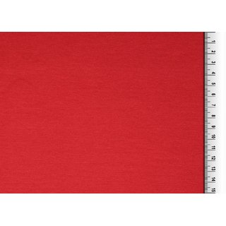 Baumwoll Jersey Stoff Uni kräftiges Rot
