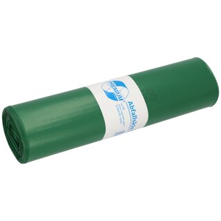 Deiss PREMIUM Mllscke grn, 60 my, 120 Liter, 700 x 1100 mm, 25 Scke