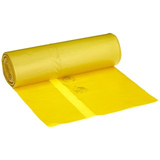 Deiss PREMIUM Müllsäcke gelb, 60 my, 70 Liter, 575 x 1000 mm, 25 Säcke