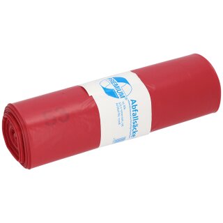 Deiss PREMIUM Mllscke rot, 60 my, 70 Liter, 575 x 1000 mm, 25 Scke