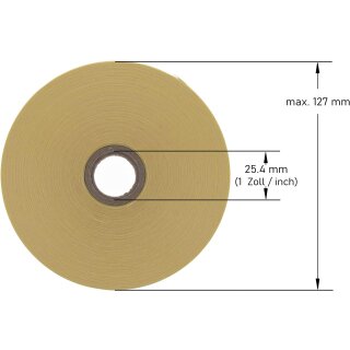 Thermoetiketten 101,6 x 152,4 mm / 4 x 6 - 475 Thermo Versand Etiketten Eco auf 1 Rolle