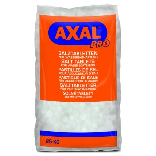 AXAL Pro Tabs 25kg Sack Regeneriersalz Salztabletten