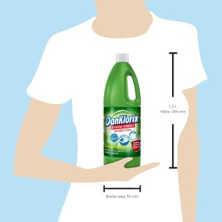 DanKlorix Hygienereiniger Grüne Frische 1,5 Liter